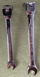 Ключи рожковые, накидные с храповым механизмом (трещетка) 2 шт., фото №3