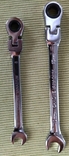 Ключи рожковые, накидные с храповым механизмом (трещетка) 2 шт., фото №4
