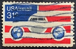 1976 р. США USA Air Mail Авіапошта, фото №2