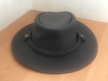 Шляпа кожаная LESA COLLECTION. Австралия. Размер 59., фото №2