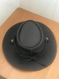 Шляпа кожаная LESA COLLECTION. Австралия. Размер 59., фото №6
