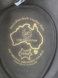 Шляпа кожаная LESA COLLECTION. Австралия. Размер 59., фото №9