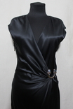 Шелковое черное платье роберто кавалли (roberto cavalli) оригинал, фото №2