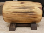 Бочонок дерев'яний декоративний, фото №3