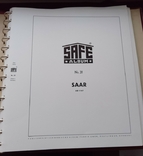 Альбом з петлями , для марок Саар 1947-59 рр. Виробництво Safe, Німеччина, фото №10