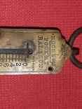 Старинные ручные пружинные весы кантер Hughes's Pocket Balance, фото №8