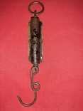 Старинные ручные пружинные весы кантер Hughes's Pocket Balance, фото №10