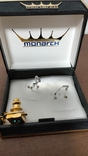 Запонки monarch 1165 gold plated set, фото №11