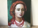 Картина, холст. масло, портрет Украинки. 50 х 40 см., фото №5
