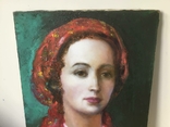 Картина, холст. масло, портрет Украинки. 50 х 40 см., фото №6