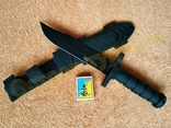 Нож Columbia 1358A с пилой и пластиковым чехлом, фото №5