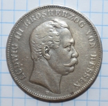 Гессен, 5 марок, 1876г., фото №2