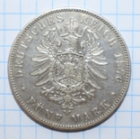 Гессен, 5 марок, 1876г., фото №7