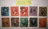 USA-23, марки США, 1894-1895 підбірка, фото №2