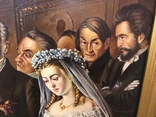 Копия картины В.В. Пукирева Неравный брак 1963 года размер в раме 92*112см. холст масло, фото №8
