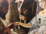 Копия картины В.В. Пукирева Неравный брак 1963 года размер в раме 92*112см. холст масло, фото №9