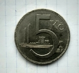 5 крон 1938 год. Чехословакия, фото №2