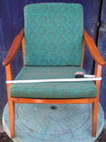 Два деревянные кресла из меб. гарнитура (кресло, кабинетный винтаж) Румыния .70-е г. ХХ в., фото №9