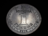 1 гривна 2012 г. Евро 2012. Монета из ролла без обихода, фото №3