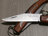 Нож туристический,складной,з фиксатором OKAPI 907Е 23.5см,ручка дерево, фото №3