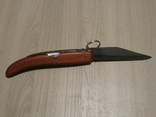 Нож туристический,складной,з фиксатором OKAPI 907Е 23.5см,ручка дерево, numer zdjęcia 6