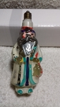 Елочная игрушка ,лампочка из гирлянды, фигурка Деда Мороза,СССР, фото №2