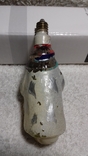 Елочная игрушка ,лампочка из гирлянды, фигурка Деда Мороза,СССР, фото №3