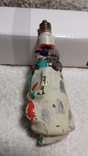 Елочная игрушка ,лампочка из гирлянды, фигурка Деда Мороза,СССР, фото №4