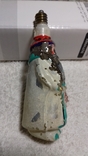 Елочная игрушка ,лампочка из гирлянды, фигурка Деда Мороза,СССР, фото №5