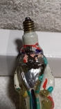 Елочная игрушка ,лампочка из гирлянды, фигурка Деда Мороза,СССР, фото №7