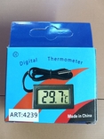 Термометр цифровой с выносным датчиком и ЖК дисплеем, фото №3