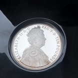 Срібна монета 10 фунтів. Вага 156 грам., фото №2