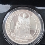 Срібна монета 10 фунтів. Вага 156 грам., фото №7