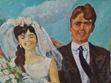 Валентин Филипенко "Свадьба" Холст. Масло 140х200 1969 год, фото №5