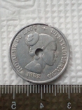 Монета 1952 год Лаос, фото №2