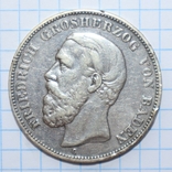 1893г, 5 марок, Баден., фото №3