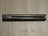 Ніж складний,напівавтомат M390 Tanto Flipper 21.3 см на підшипниках,чохол зі шкірозаміника, фото №5