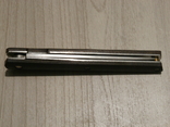 Ніж складний,напівавтомат M390 Tanto Flipper 21.3 см на підшипниках,чохол зі шкірозаміника, фото №6