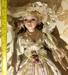Велика фарфорова лялька Samantha, фото №10