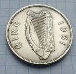 Ирландия 2 шиллинга 6 пенсов 1951 г., фото №6