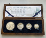 Набор серебряных монет 2008 года Трансграничный парк Аи-Аис-Рихтерсвелд, ЮАР, фото №2