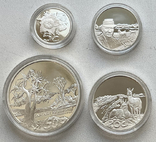 Набор серебряных монет 2008 года Трансграничный парк Аи-Аис-Рихтерсвелд, ЮАР, фото №6