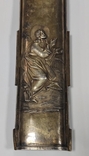 Серебряная накладка на большую Евангелия 1837 года, 84 пробы с инициалами автора., фото №2