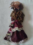 Винтажная фарфоровая кукла (44см, фото №3