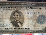 5 Долларів. США .1914 р., фото №4