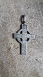 Натільний срібний хрестик, фото №6