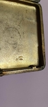 Портсигар. Серебро с позолотой Вес 140 г., фото №5