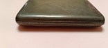 Портсигар. Серебро с позолотой Вес 140 г., фото №9