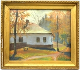 Картина з підписом автора "На подвір'ї у селі", фото №2