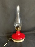 Лампа настольная советская в виде керосиновой лампы, фото №2